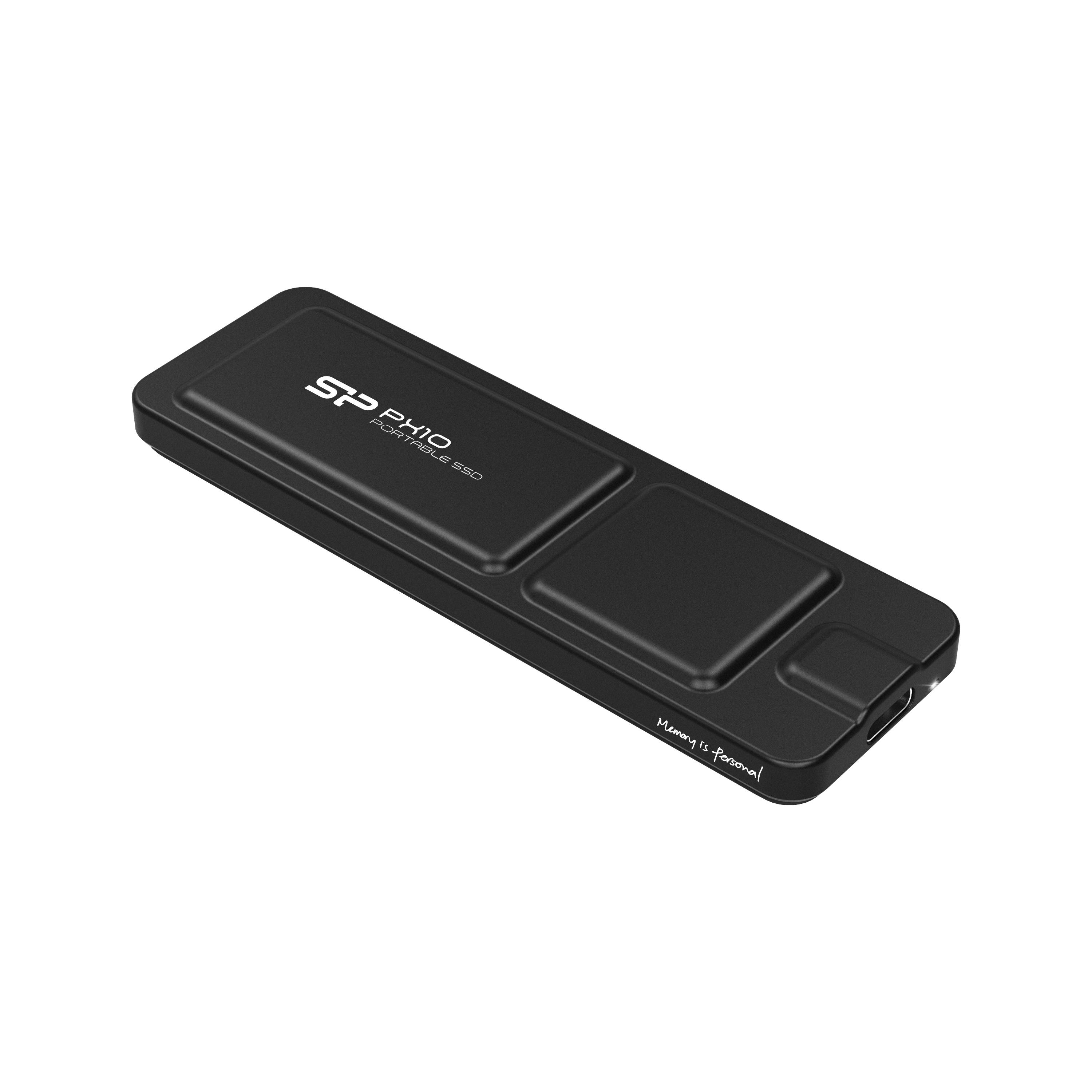 Silicon Power 1TB Portable-Stick-SSD USB 3.2 PX10 Black - SP010TBPSDPX10CK