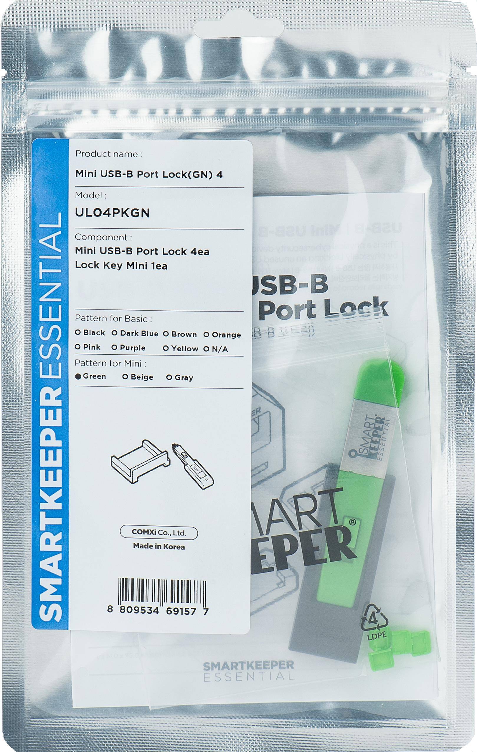 SmartKeeper UL04PKGN, Sicherungssysteme Kabel - Mini 4 UL04PKGN (BILD1)