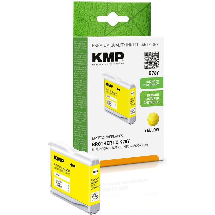 KMP Patrone Brother LC-970Y      300 S. yellow