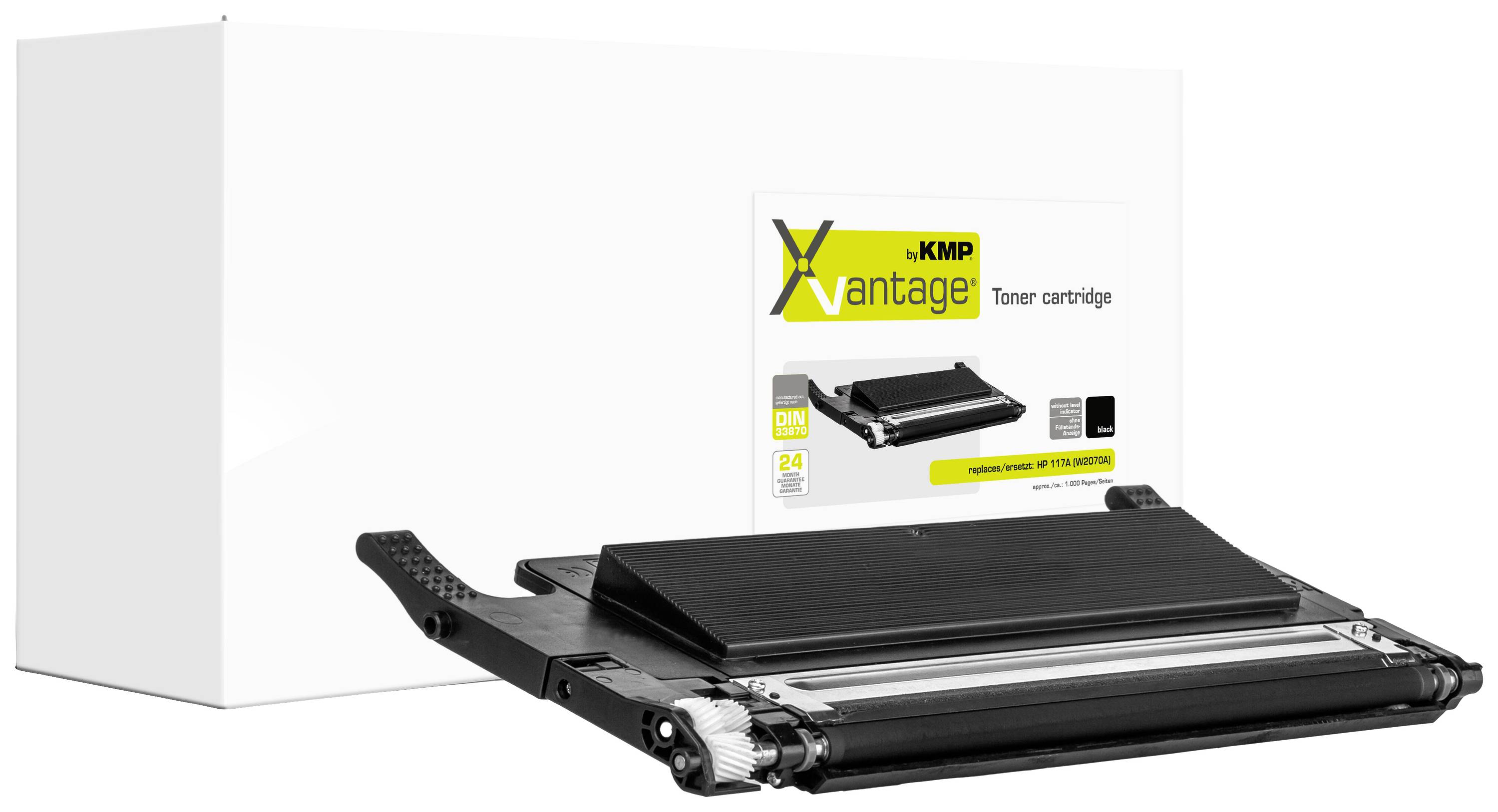 KMP XVantage Toner HP117A (W2070A) 1000 Seiten black remanufactured - 2555,0080