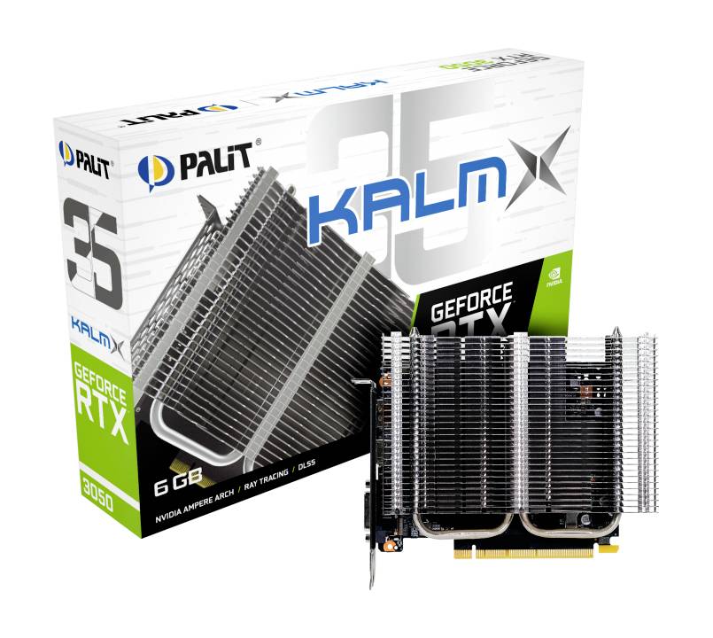 Palit RTX3050 KalmX 6GB GDDR6 HDMI DVI DP - NE63050018JE-1070H