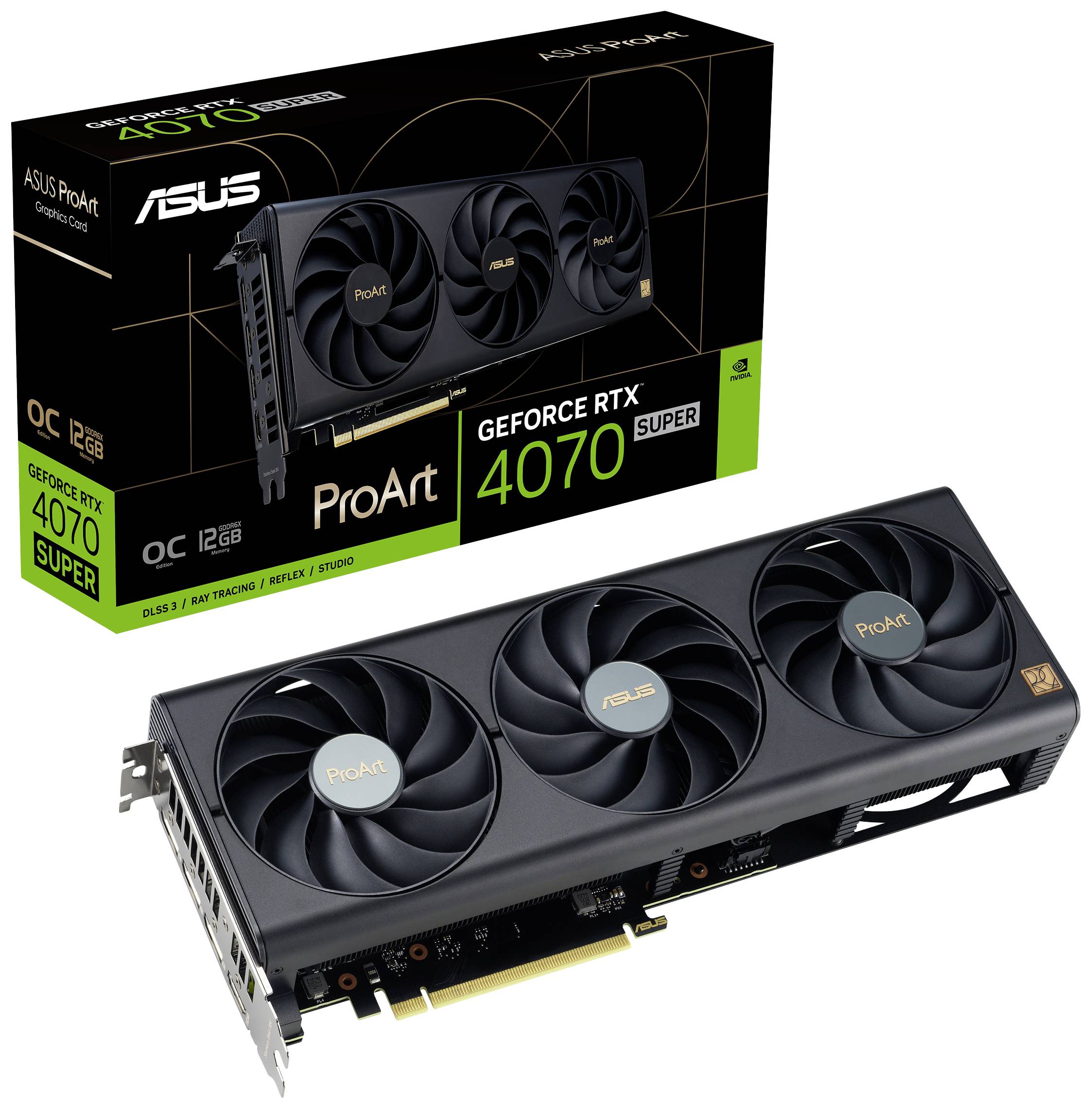 ASUS PROART-RTX4070S-O12G 12GB GDDR6X HDMI DP