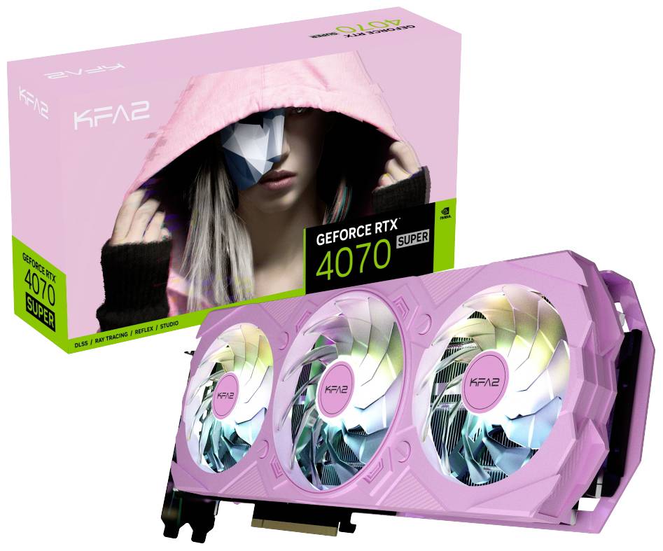 KFA2 RTX4070 Super EX GAMER Pink 12GB GDDR6X HDMI 3xDP - 47SOM7MD7LKK