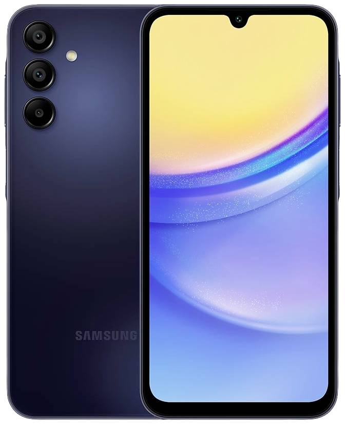 Samsung Galaxy A15 128GB Blue Black 6.6 5G (4GB) DE Model Android - SM-A156BZKDEUB