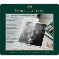 FABER-CASTELL Set Pitt Graphite Matt & Castell 9000 - 115224