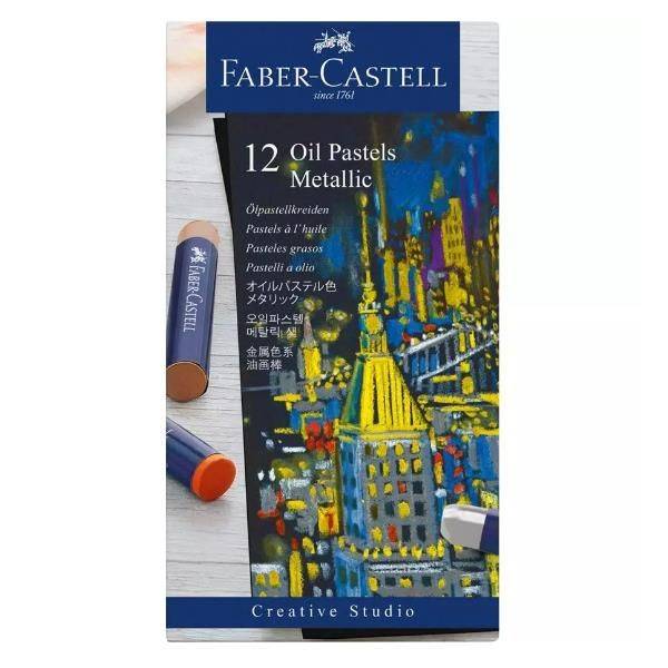 FABER-CASTELL Ölpastellkr. metallic 12er Kartonetui, 127014 (BILD1)