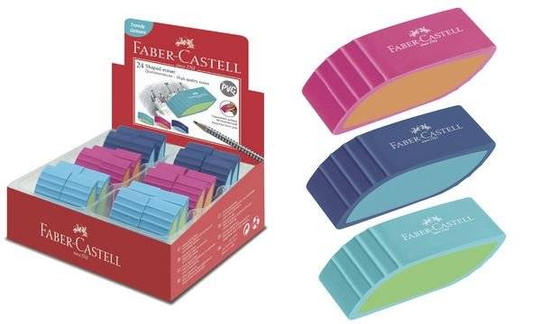 FABER-CASTELL Radierer BICOLOR farbig sortiert 2020 - 183049