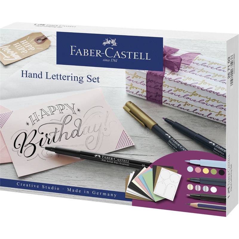 FABER-CASTELL Kreativset Handlettering 12-teilig - 267103