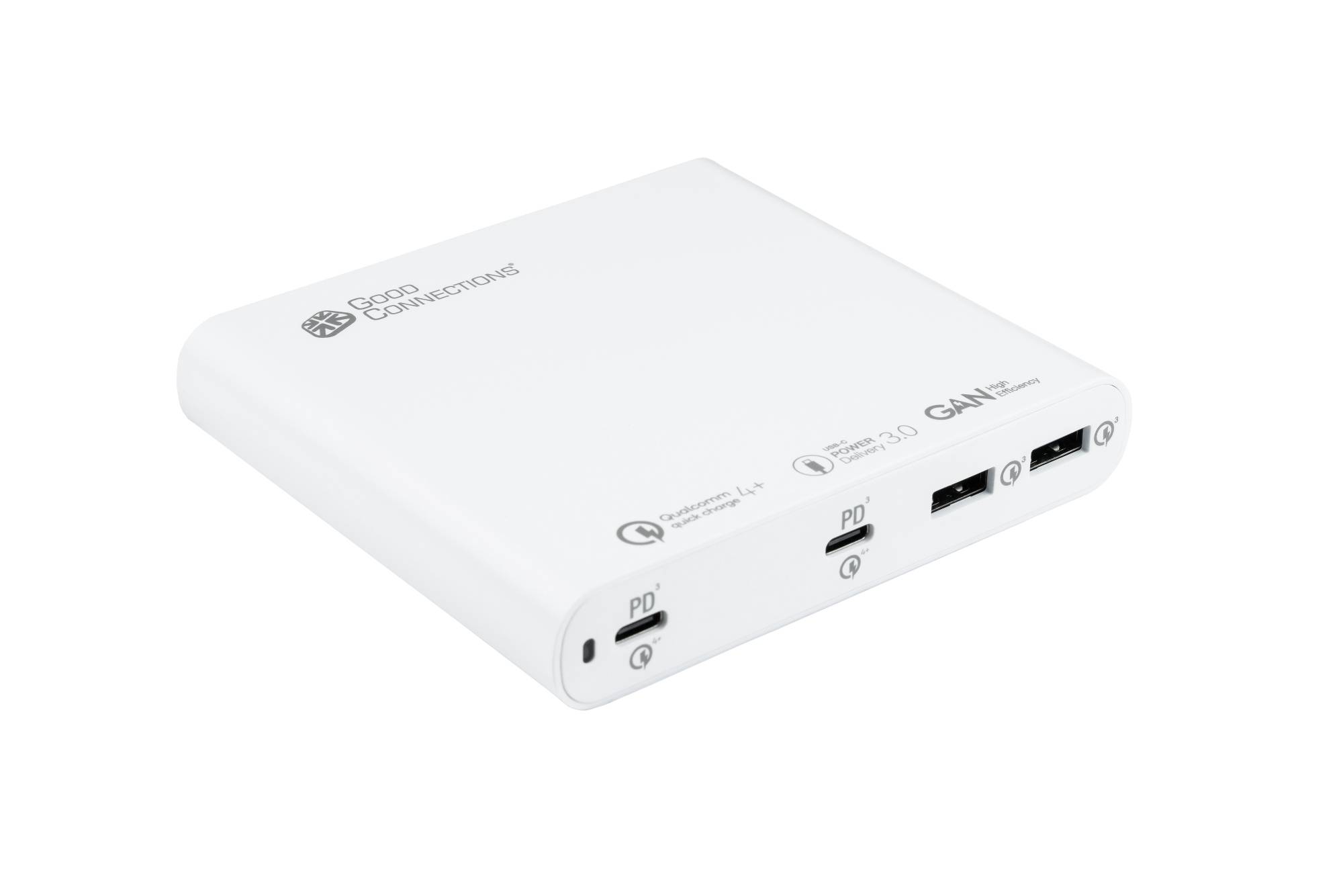 Good Connections USB-Desktop-Schnellladestation 120W 4-Port - PCA-D001W