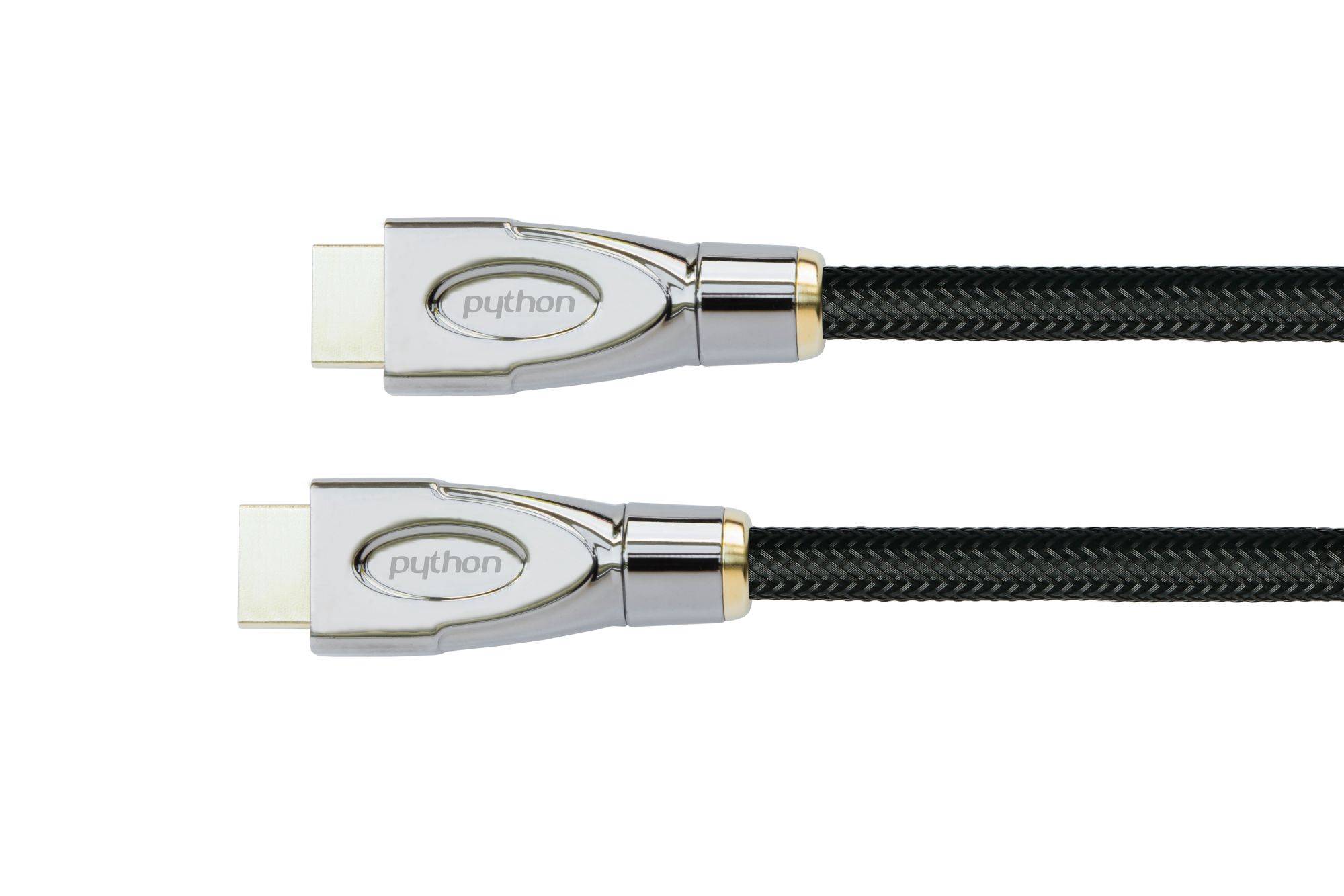 Python HDMI« 2.1 Kabel 8K UHD-2 Nylongeflecht schwarz 0,5m - GC-M0251