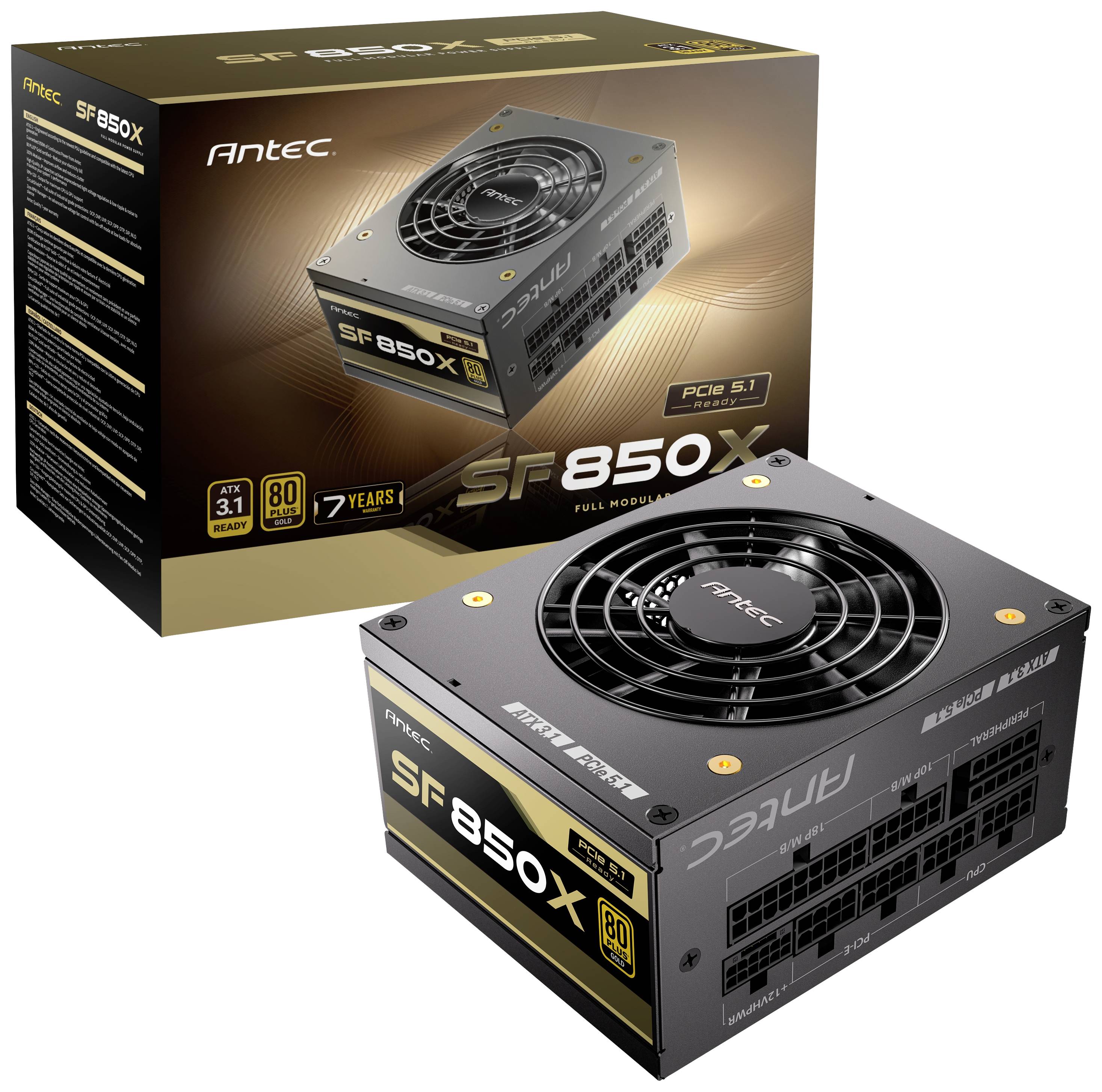 0761345200271 - Netzteil SF 850X  ATX31 Modular     (850W) 80+ Gold retail