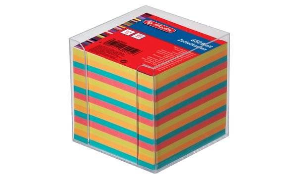 Herlitz Zettelkasten sw. 9x9cm 700Bl weiß mit Deckblatt 6Stk - 1600360