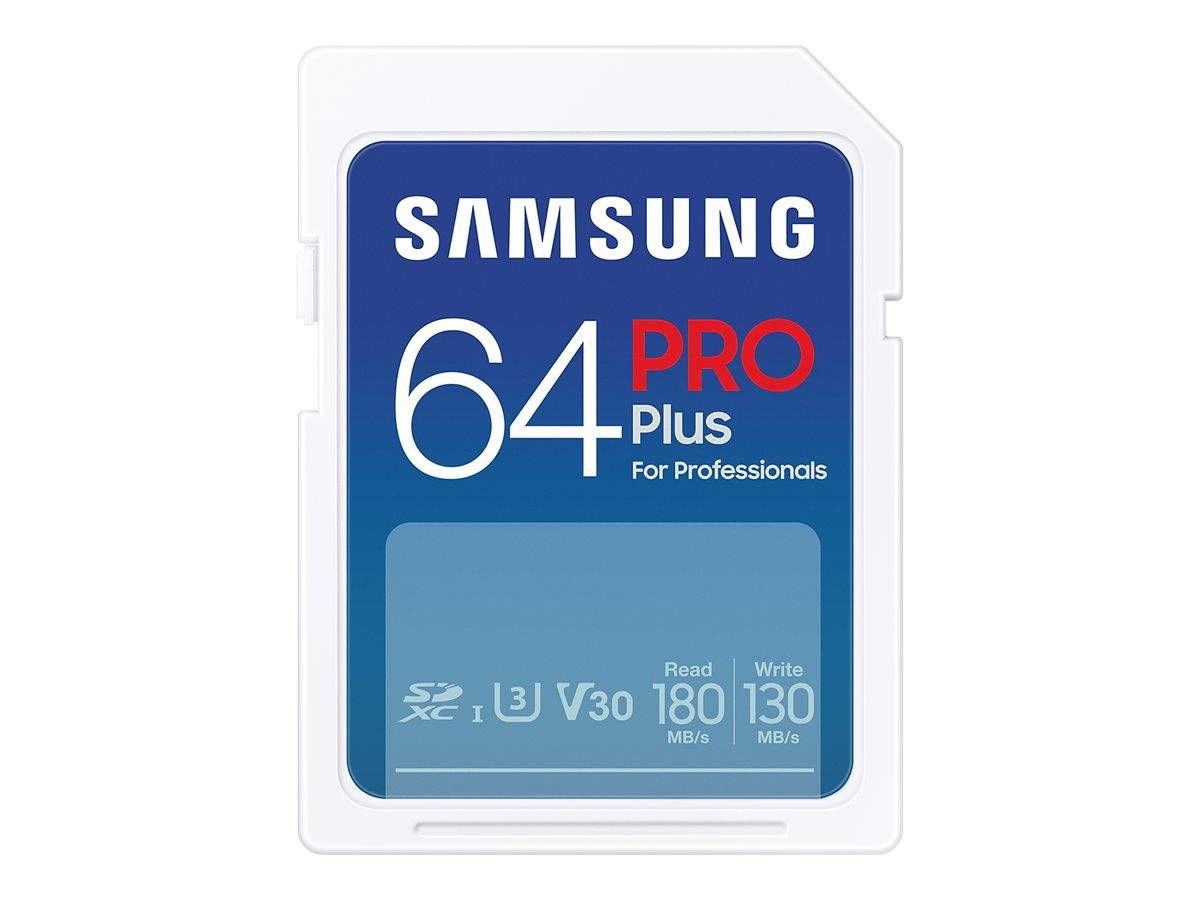 SD Card 64GB Samsung SDXC PRO Plus (2023)(CL10) retail - MB-SD64S/EU