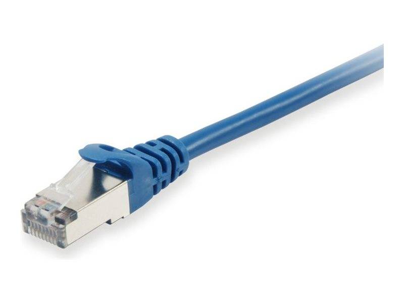 Equip Patchkabel Cat6A S/FTP 2xRJ45 1.50m blau LSZH Polybeutel - 606212