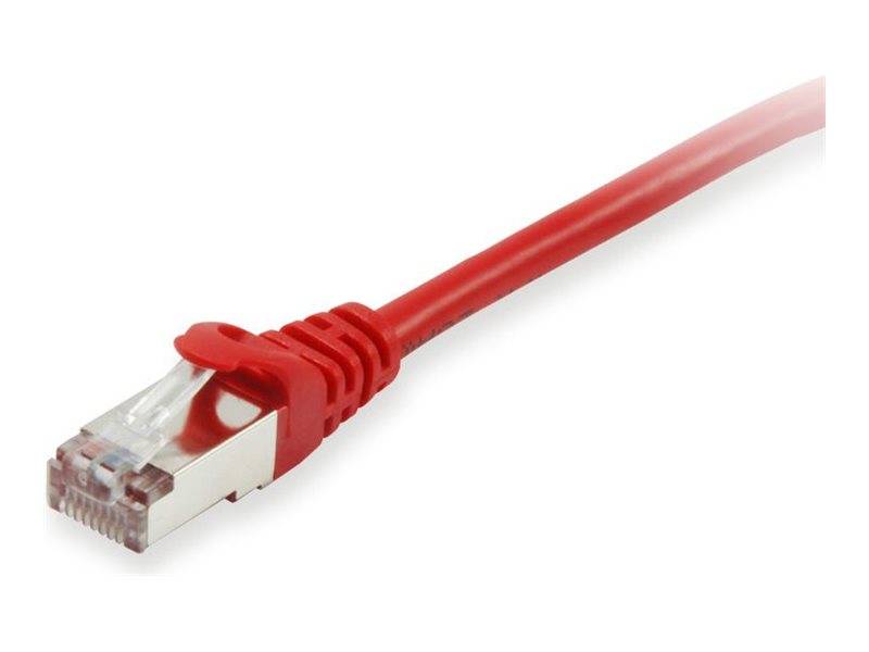 Equip Patchkabel Cat6A S/FTP 2xRJ45 0.15m rot LSZH Polybeutel - 606500