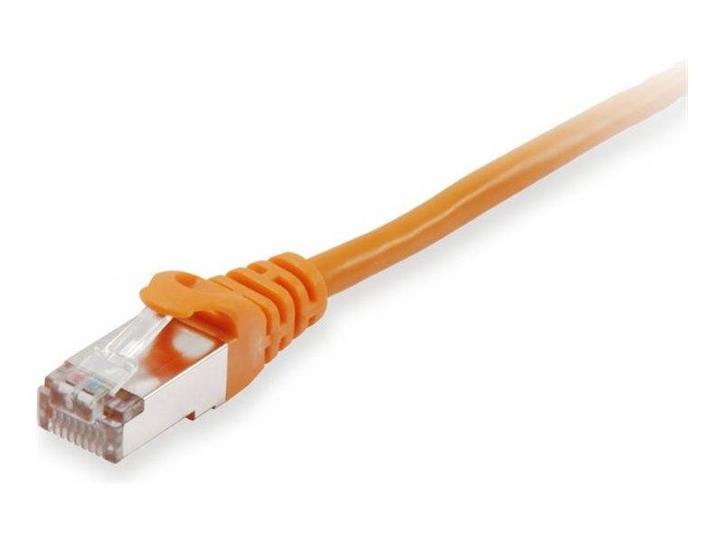 Equip Patchkabel Cat6A S/FTP 2xRJ45 1.50m orange LSZH Polybeutel - 606612