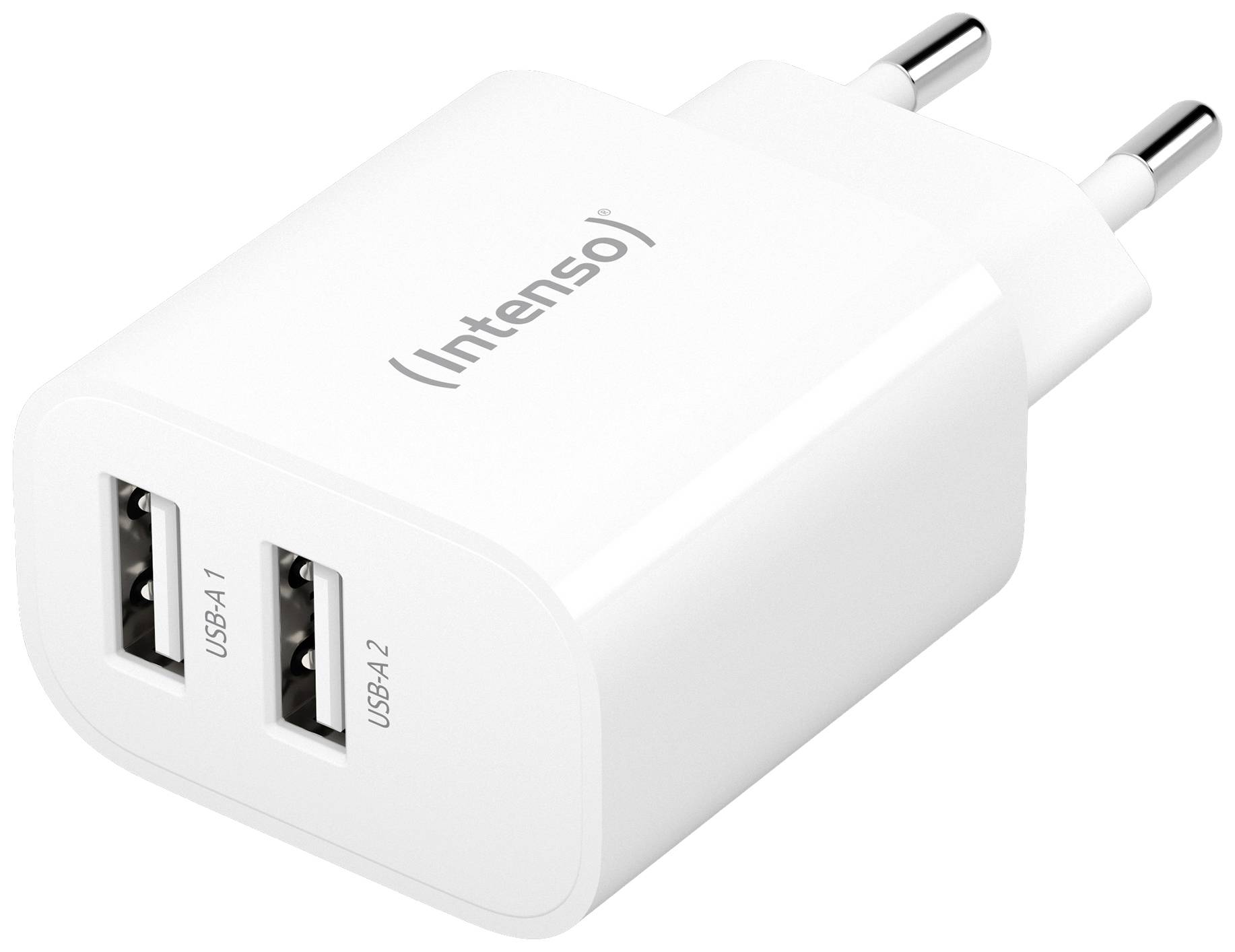 Intenso Power Adapter 2x USB-A 24W White - 7802412