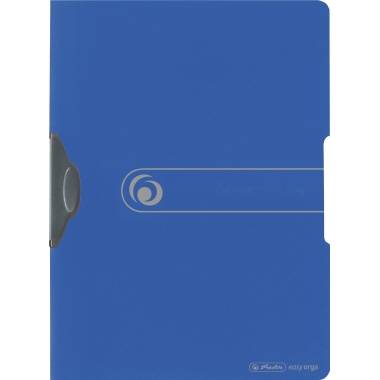 Herlitz Klemmbrettmappe A4 PP opak blau bis 30 Bl. - 11227030