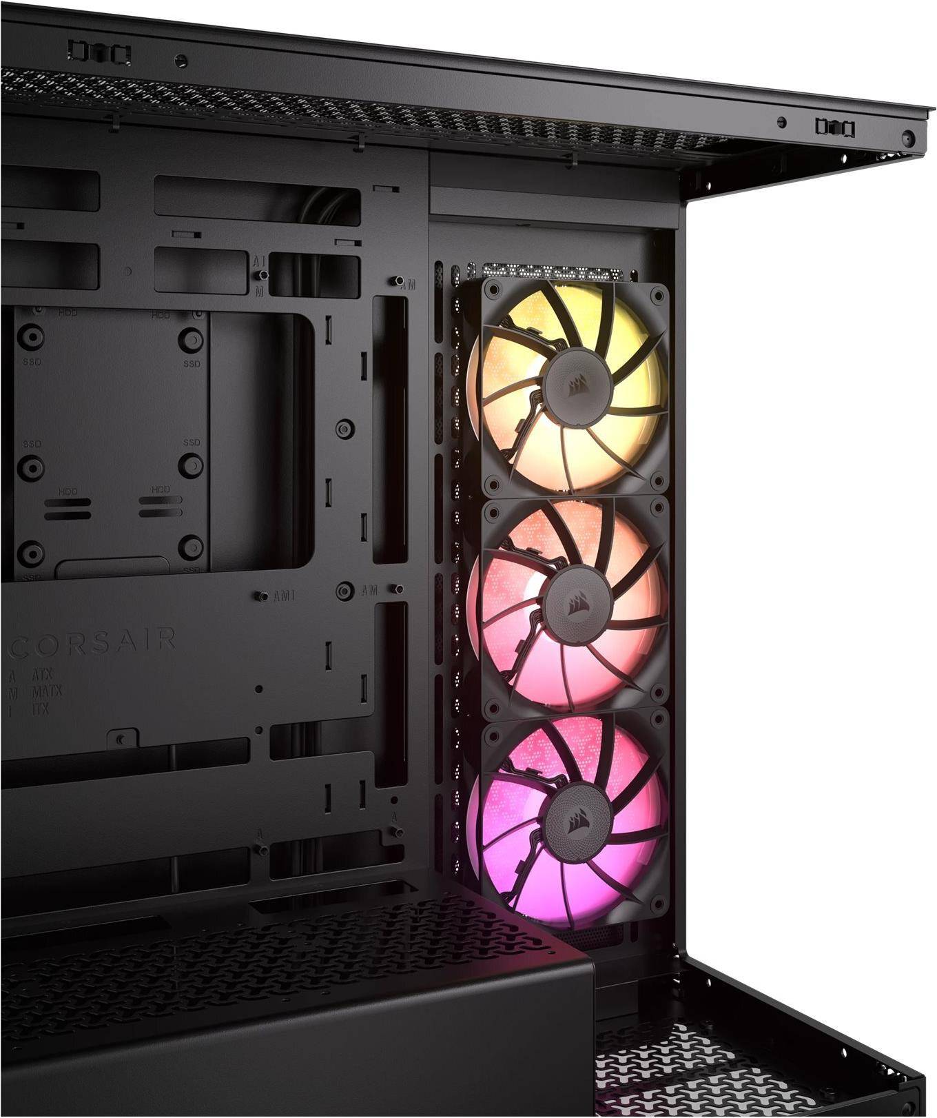 CORSAIR Geh Midi iCUE 3500X RGB (Tempered Glass) Black - CC-9011280-WW