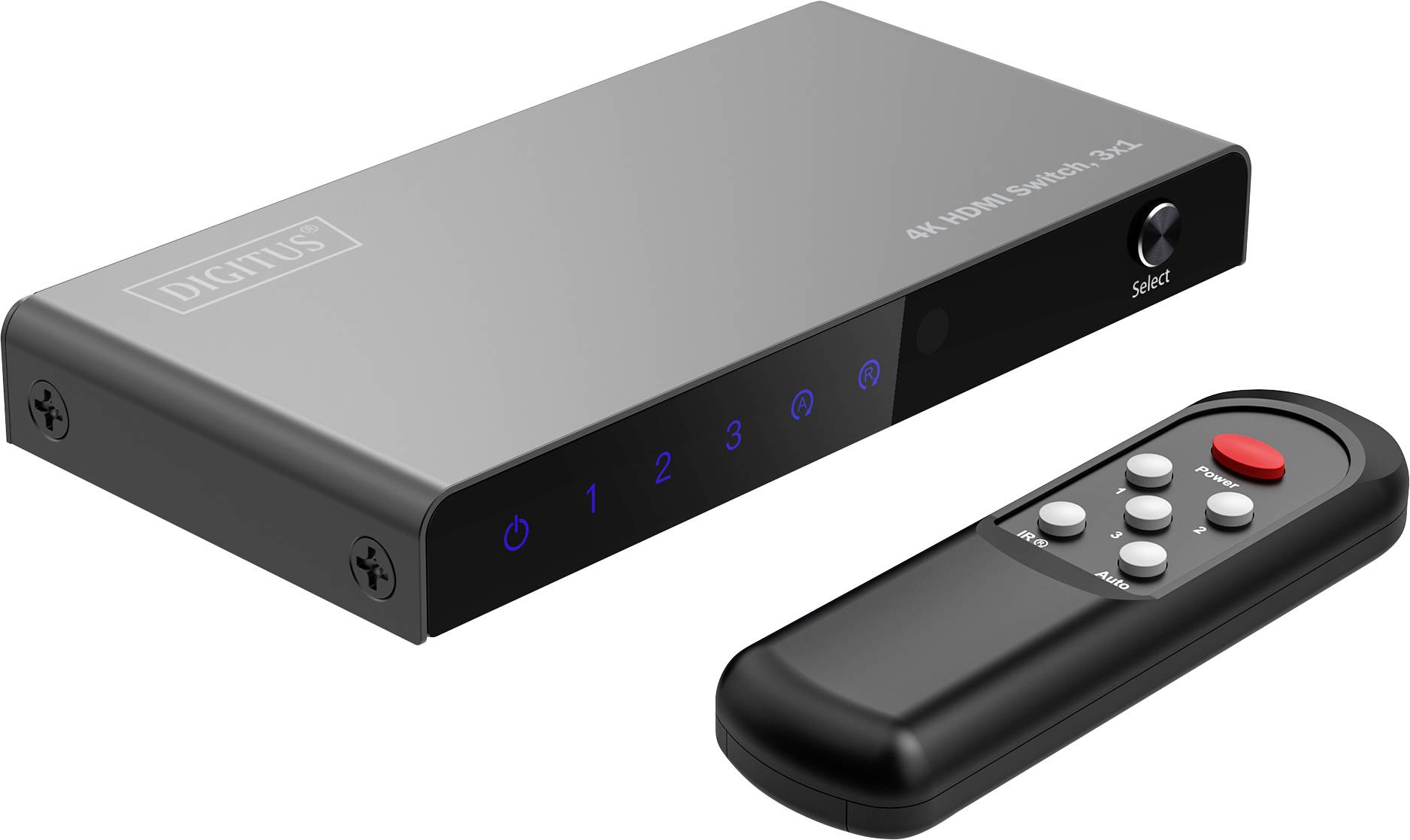 DIGITUS HDMI Switch, 4x1 4K/60Hz HDCP 2.3 - DS-55331