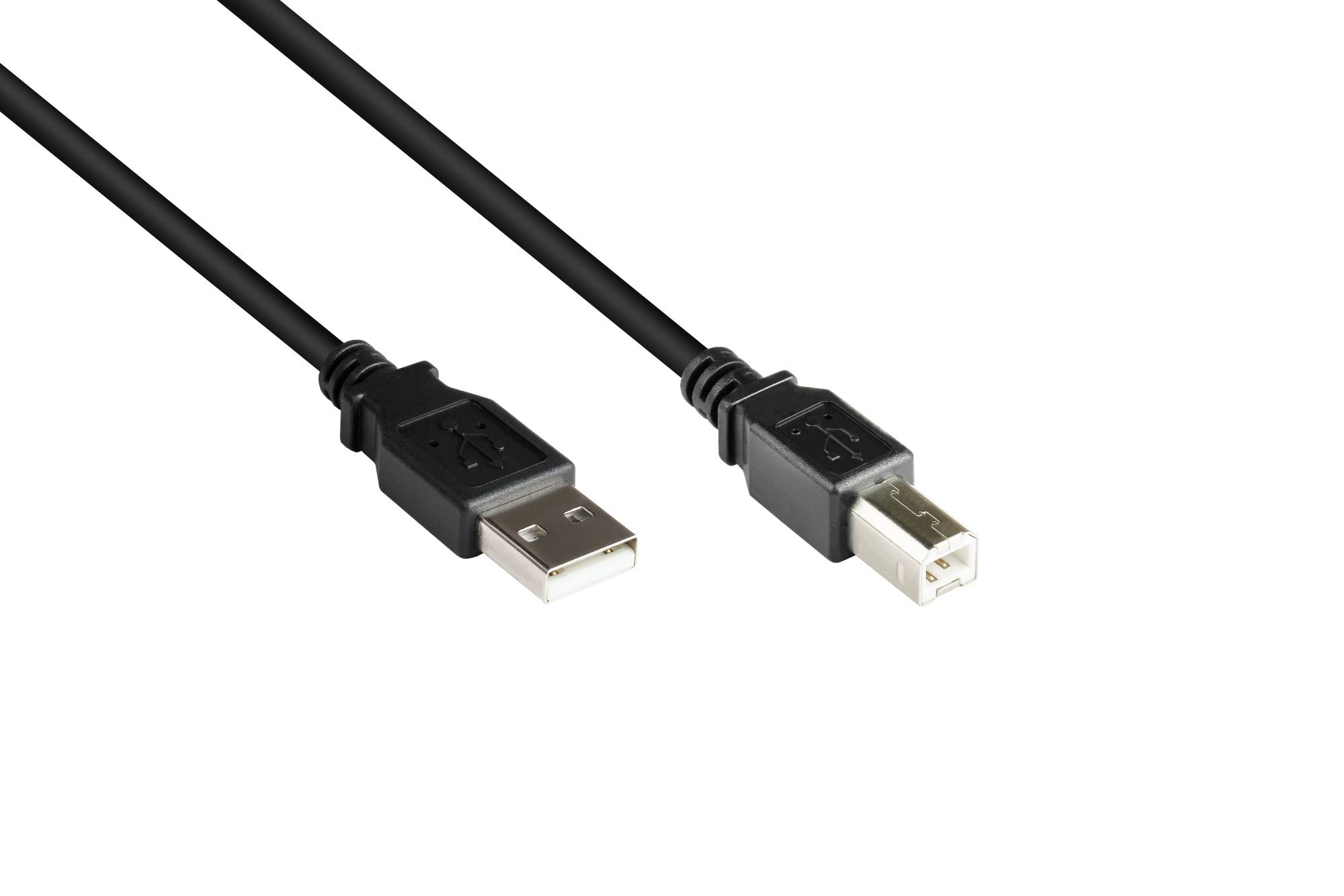 Good Connections USB2.0 Kabel A-B schw. 0,5m - 2510-05OFS