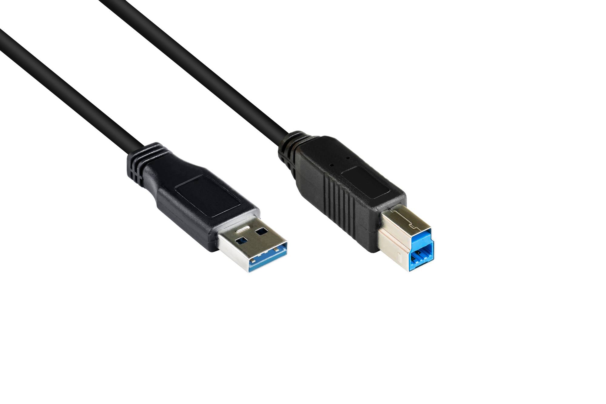 Good Connections USB3.0 Kabel A-B schwarz 0,2m - 2710-S002