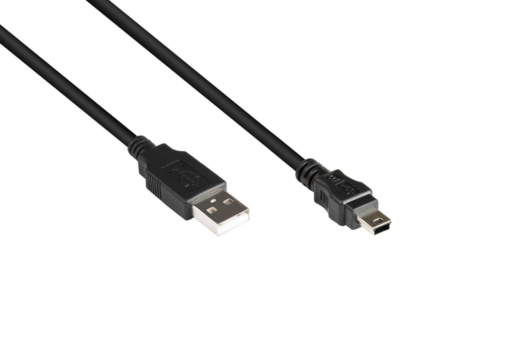 4014619343836 - USB-20 Anschlusskabel - usb Typ a (m) - mini usb Typ b 5-pin (m) - 18 m (usb 20) - Schwarz (3310-AM2) (3310-AM2) - Good Connections