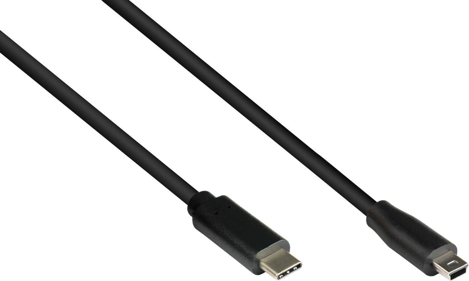 Good Connections USB2.0 Kabel C-Mini B5pol. schw. 0,3m - 3310-CM003