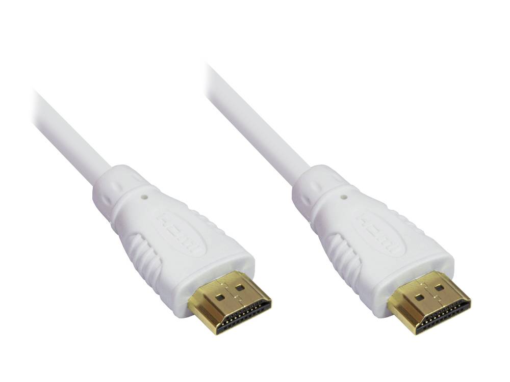 Good Connections HDMI 1.4b Kabel weiß 0,5m - 4514-005W