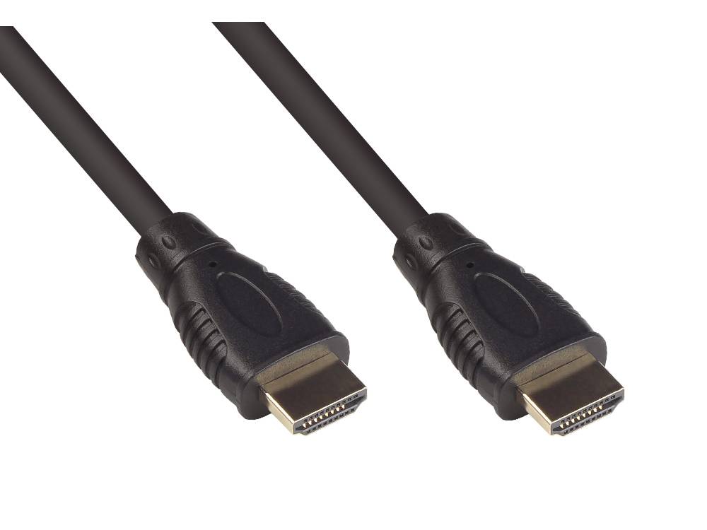 Good Connections HDMI 2.0 Kabel schwarz 0,5m - 4520-005