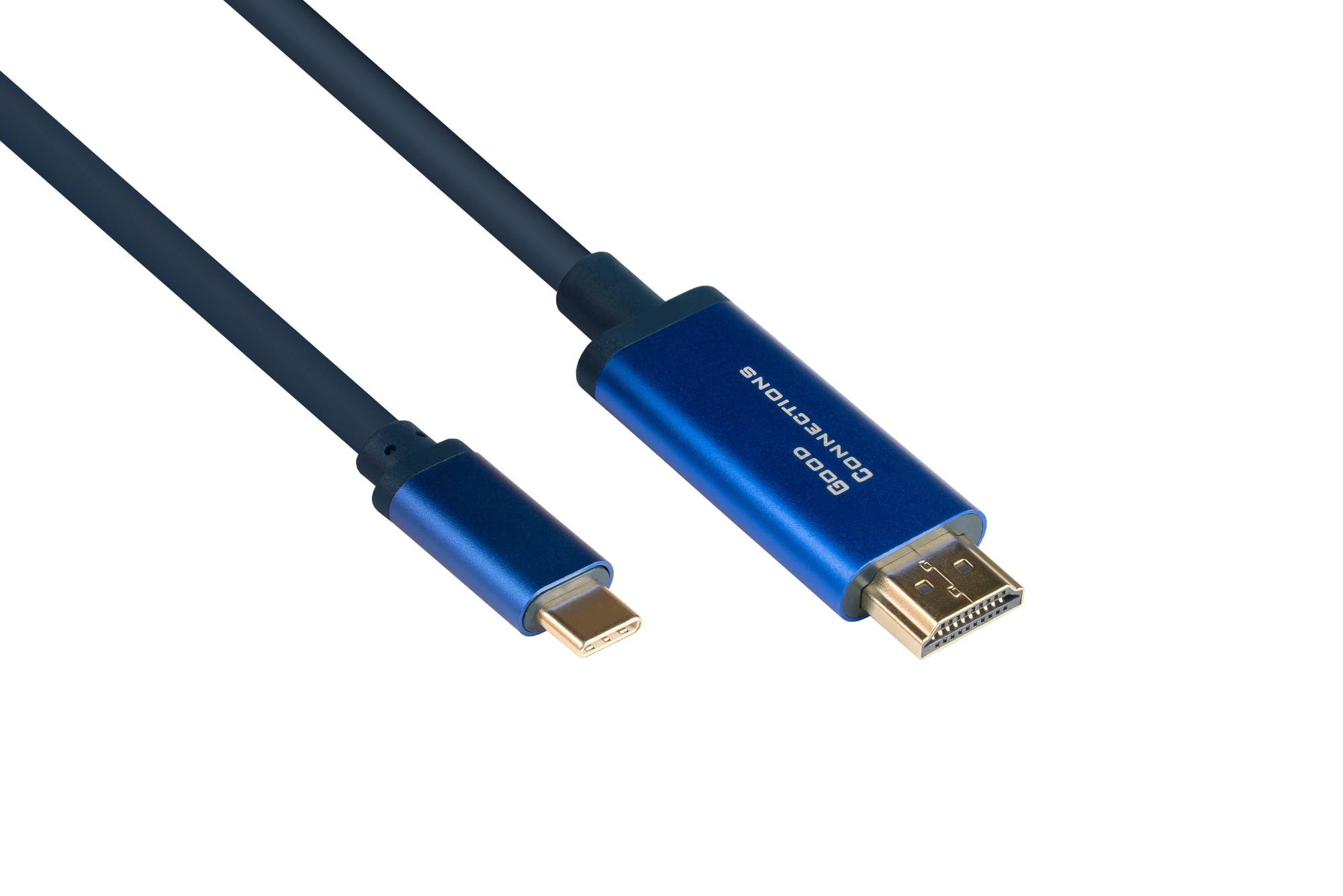 Good Connections Adapterkab SmartFLEX USB-C an HDMI blau 1m - 4520-CSF010B