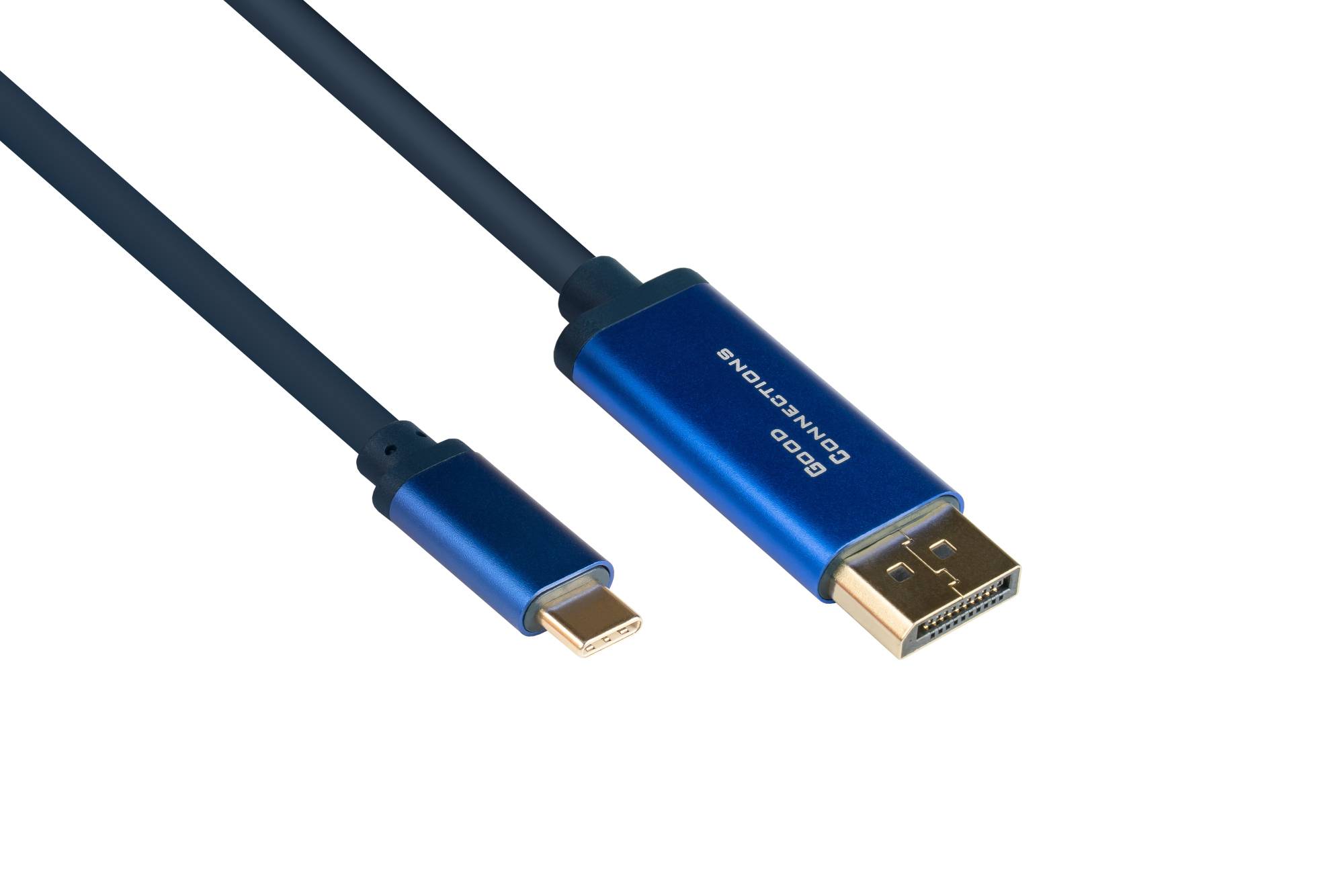 Good Connections Adapterkab SmarFLEX USB-C an DP1.2 blau 1m - 4812-CSF010B