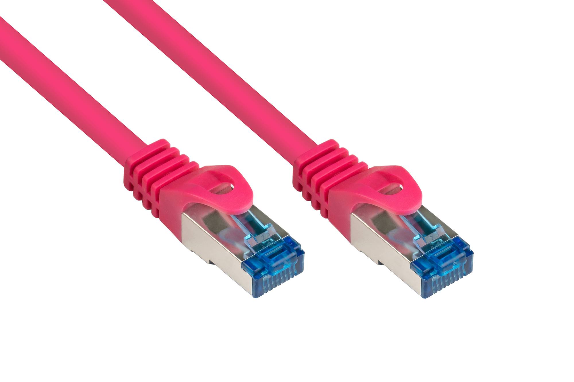 Good Connections Patchkabel Cat.6A S/FTP HF magenta 0,5m - 8060-H005M