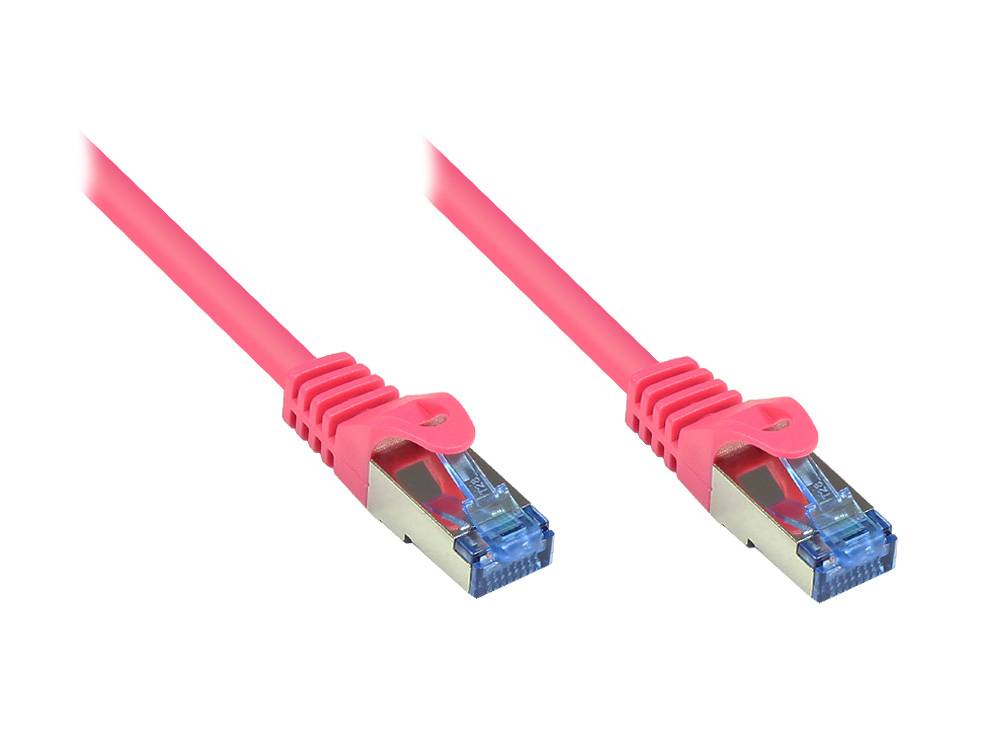 Good Connections Patchkabel Cat.6A S/FTP HF magenta 1m - 8060-H010M