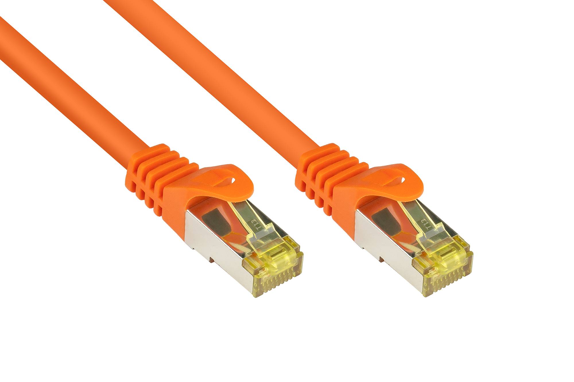 Good Connections Patchkabel m. Cat.7 Rohkabel orange 0,5m - 8070R-005O