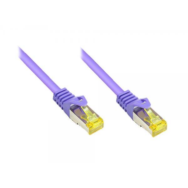 Good Connections Patchkabel m. Cat.7 Rohk. violett 0,5m - 8070R-005V