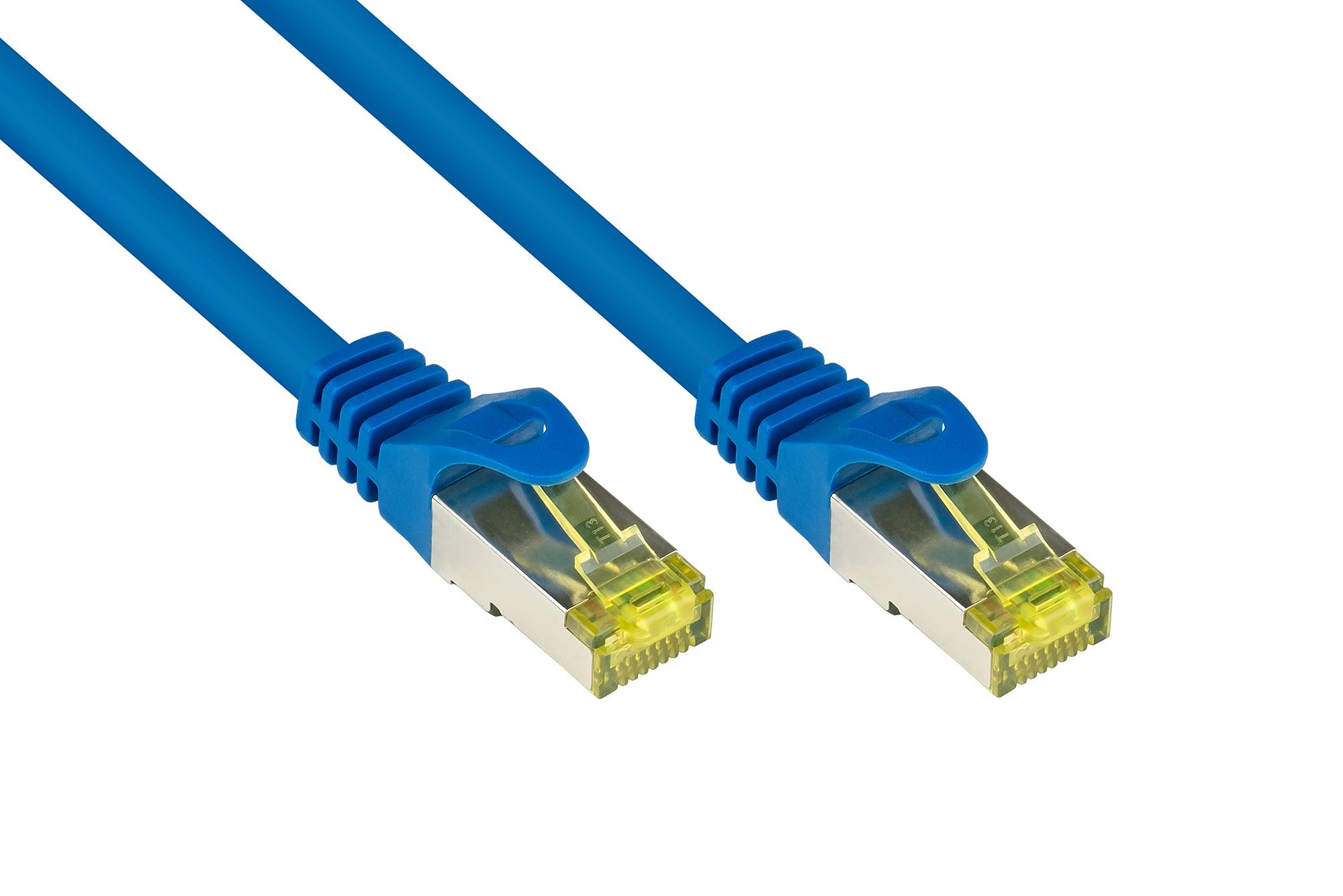 Good Connections Patchkabel m. Cat.7 Rohkabel  blau 1,5m