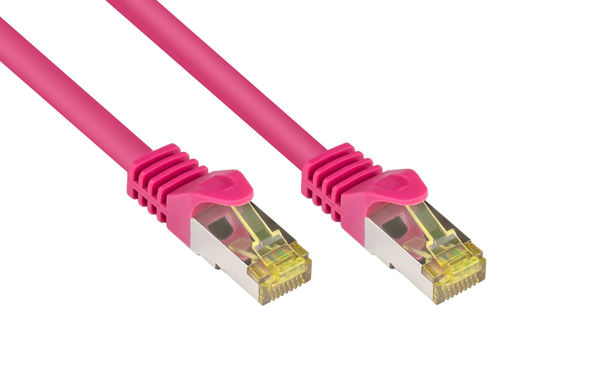 Good Connections  Patchkabel m. Cat.7 Rohk. magenta 2m