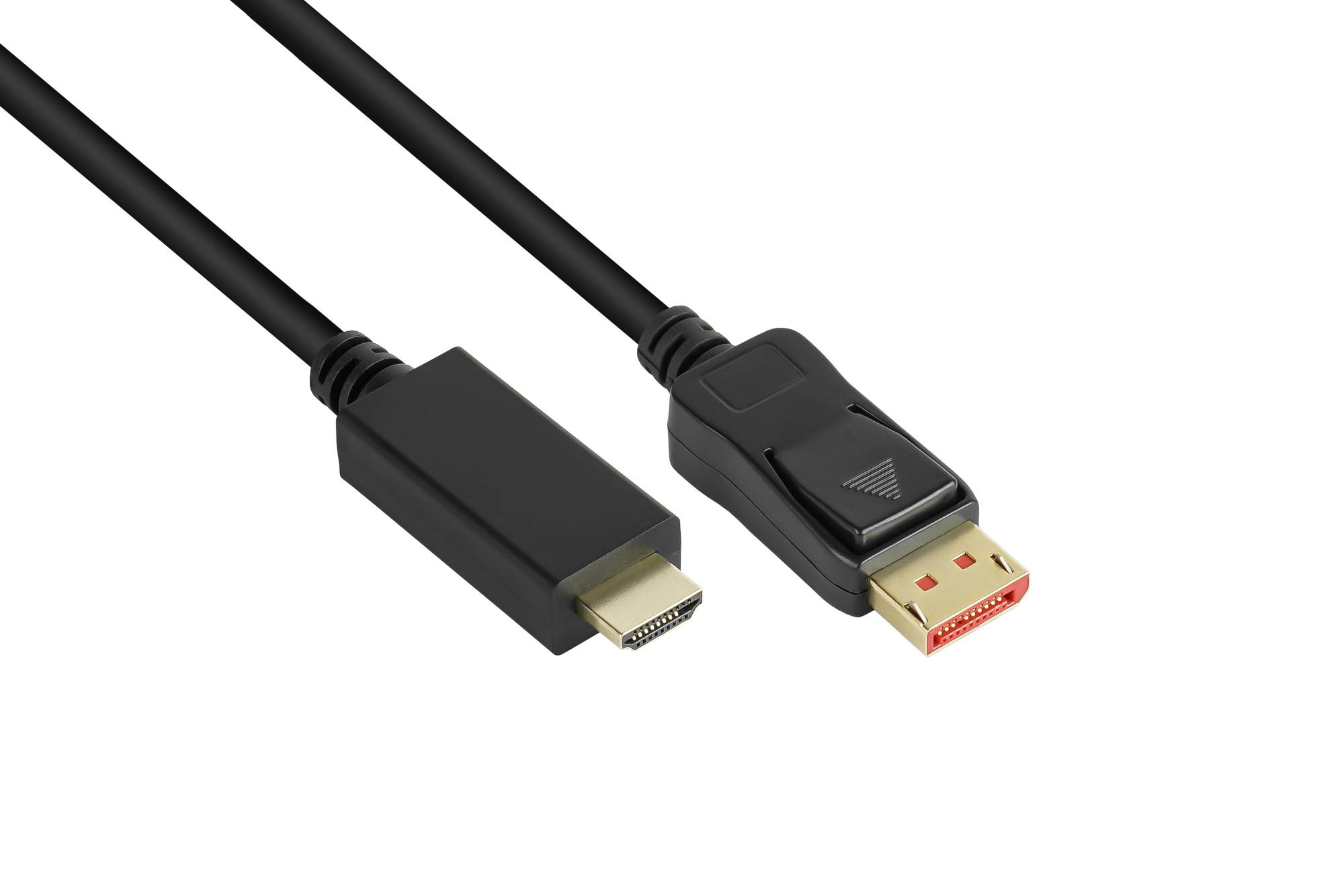 Good Connections Kabel DP1.4-St.-HDMI2.0-St. schwarz 1m - DP14-HDMI1