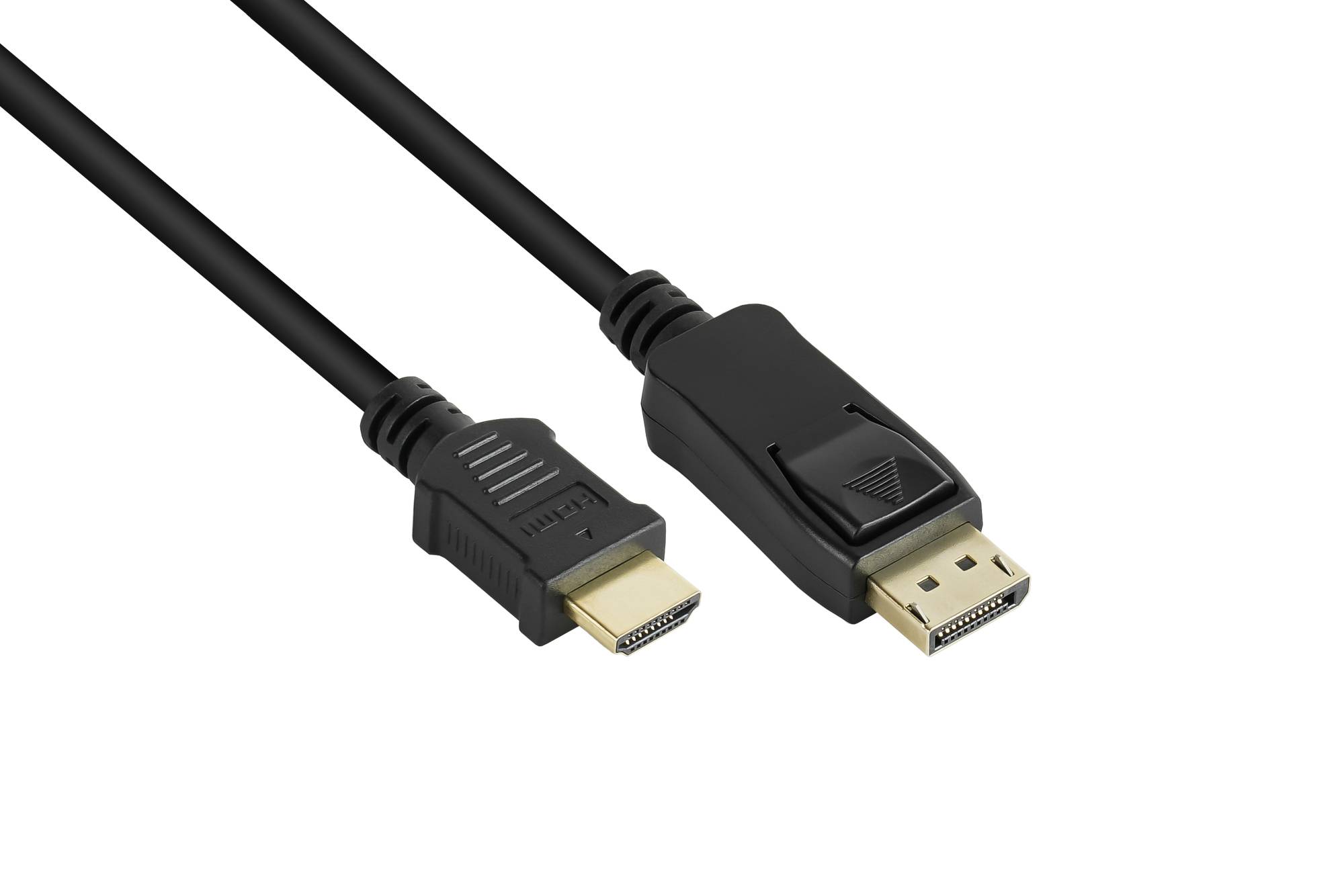 Good Connections Kabel DP1.2-St.-HDMI1.4b-St. schwarz 5m - DP-HDMI5