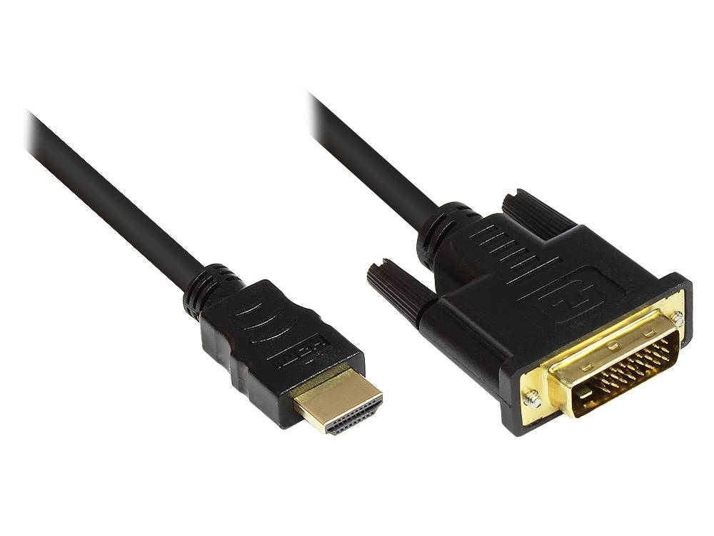 4014619722754 - GC M0008 - Adapter HDMI A Stecker auf DVI D Stecker 1 m