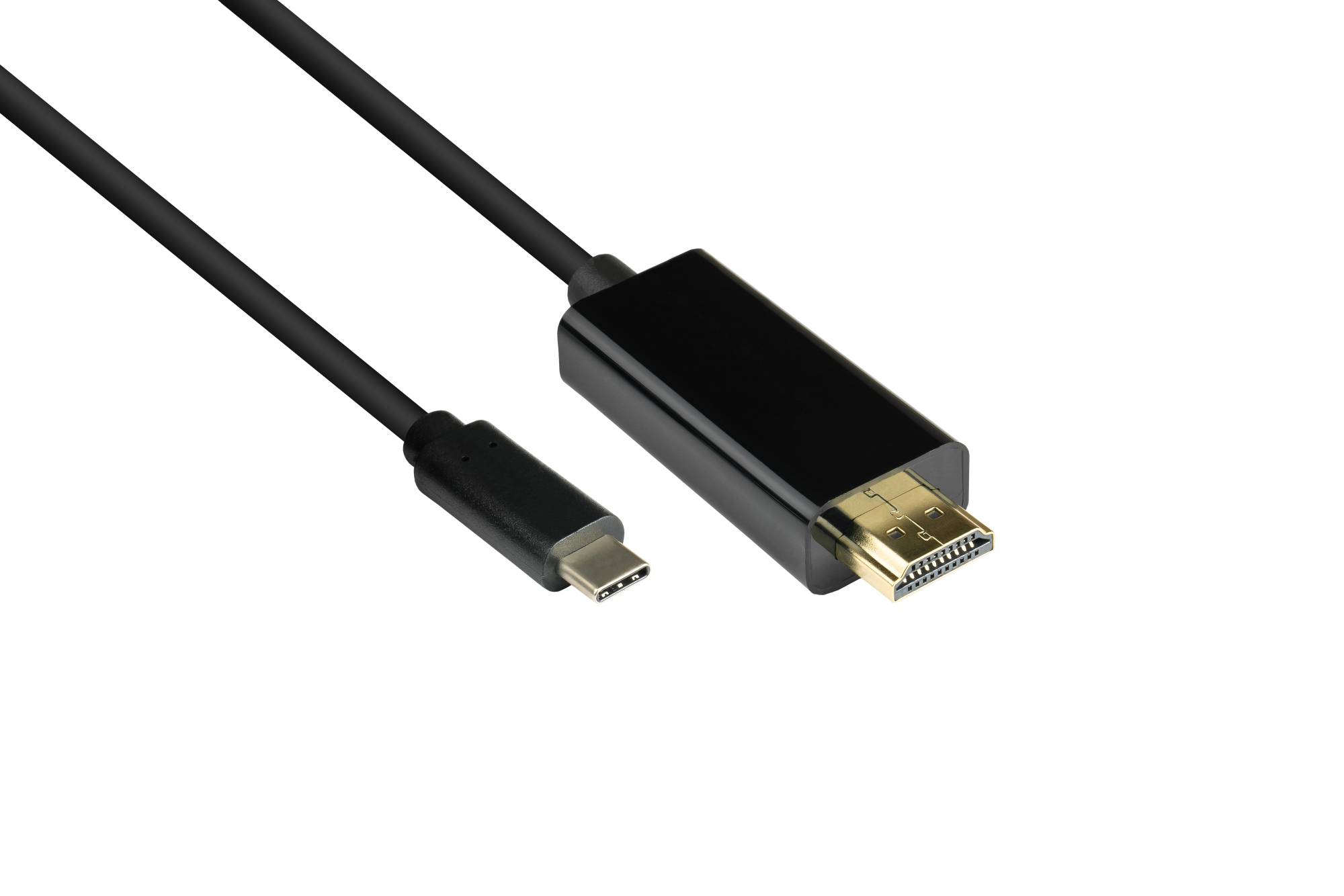 Good Connections Adapterkabel USB-C an HDMI 2.0 schw. 1m - GC-M0100