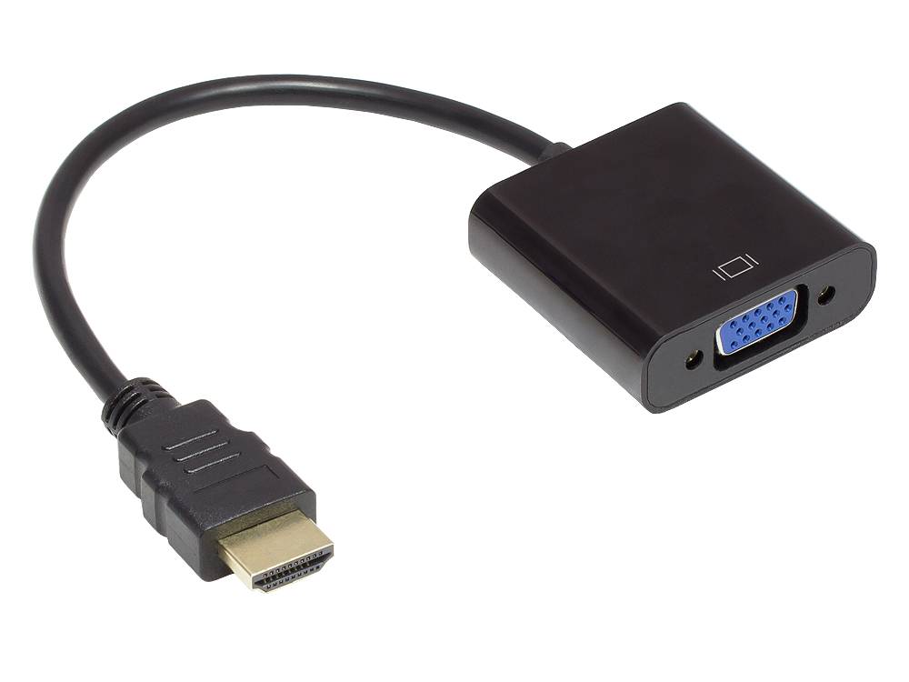 Good Connections Adapter HDMI-St-VGA/3,5mm/USB Micro-B-Bu - HDMI-AD21