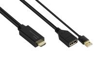 Good Connections Adapter HDMI2.0b-St.-DP1.2-Bu. 0,3m - HDMI-AD22