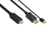 Good Connections Adapterkabel HDMI2.0b-St.-DP1.2-St. 2m - HDMI-DP020