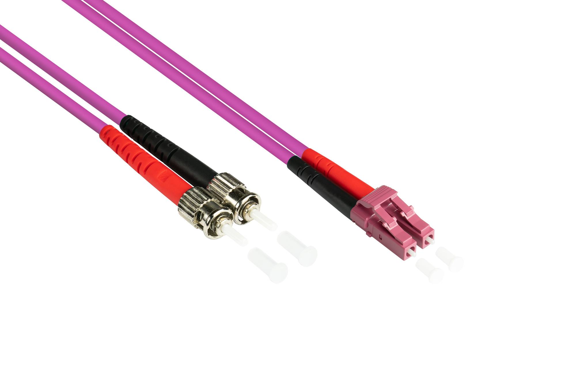 Good Connections LWL Dpx Patchk. OM4 MM 50/125Á LC/ST 10m - LW-810LT4