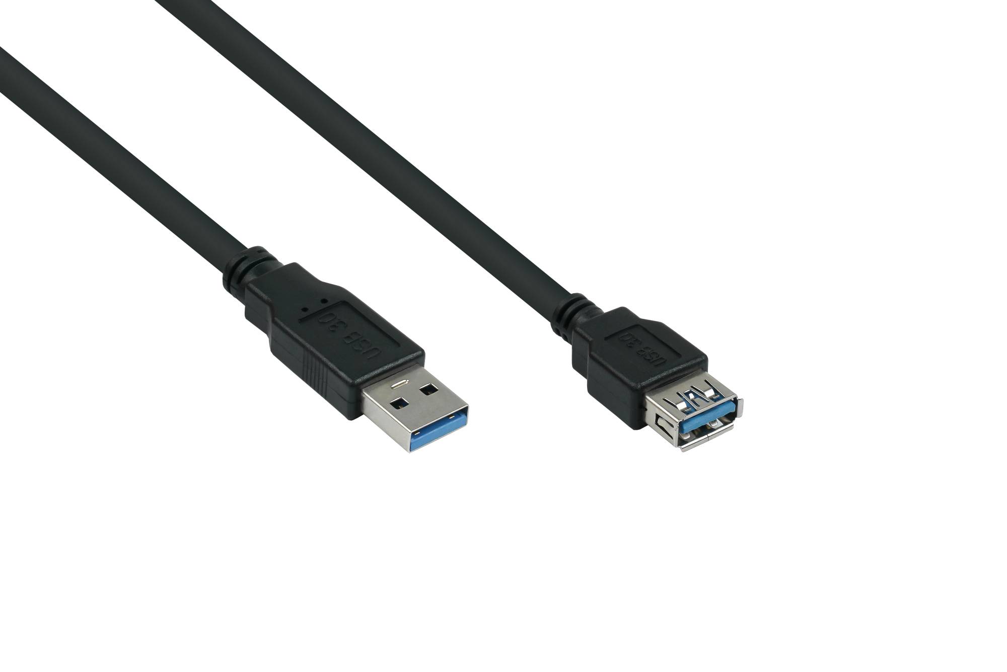 kabelmeister USB3.0 Verläng. A St.-A Bu. UL schwarz 1m - UK30P-ASA-010S