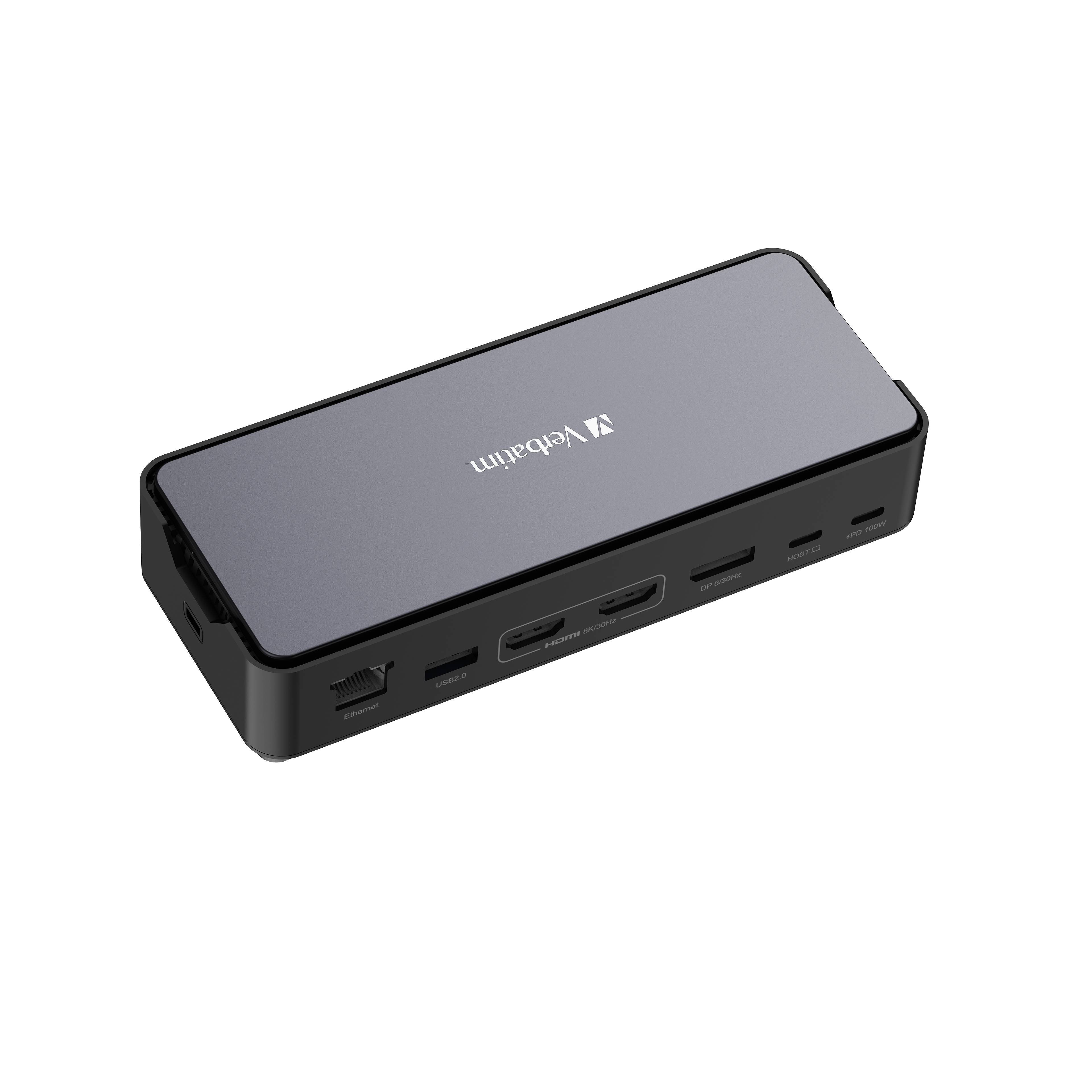 Verbatim USB-C Pro Docking Station 15 Port SSD slot CDS-15S - 32173