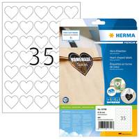 HERMA Premium Etiketten in Herzform 35,0x35,0 1Stk - 10790