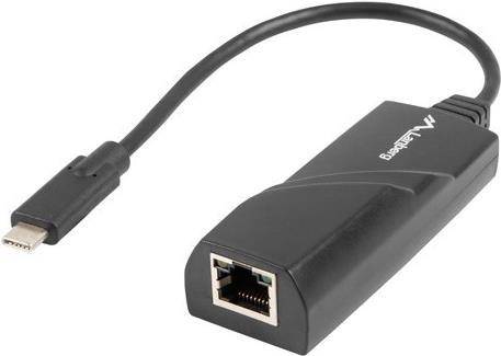 Lanberg USB->RJ45 Netzwerkkarte USB-C 3.1 1x RJ45 1GB Kabel - NC-1000-02